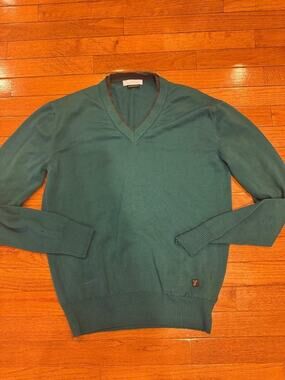MENS Versace Collection men wool v neck sweater large (sw300